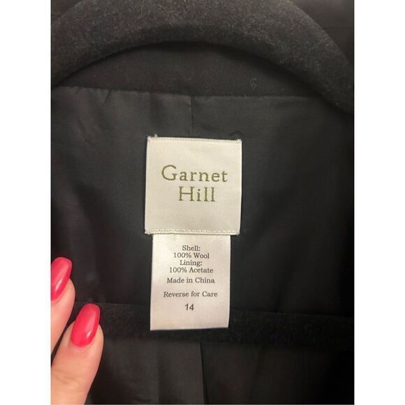 Garnett Hill Blazer size 14 100% wool EUC - Picture 3 of 6